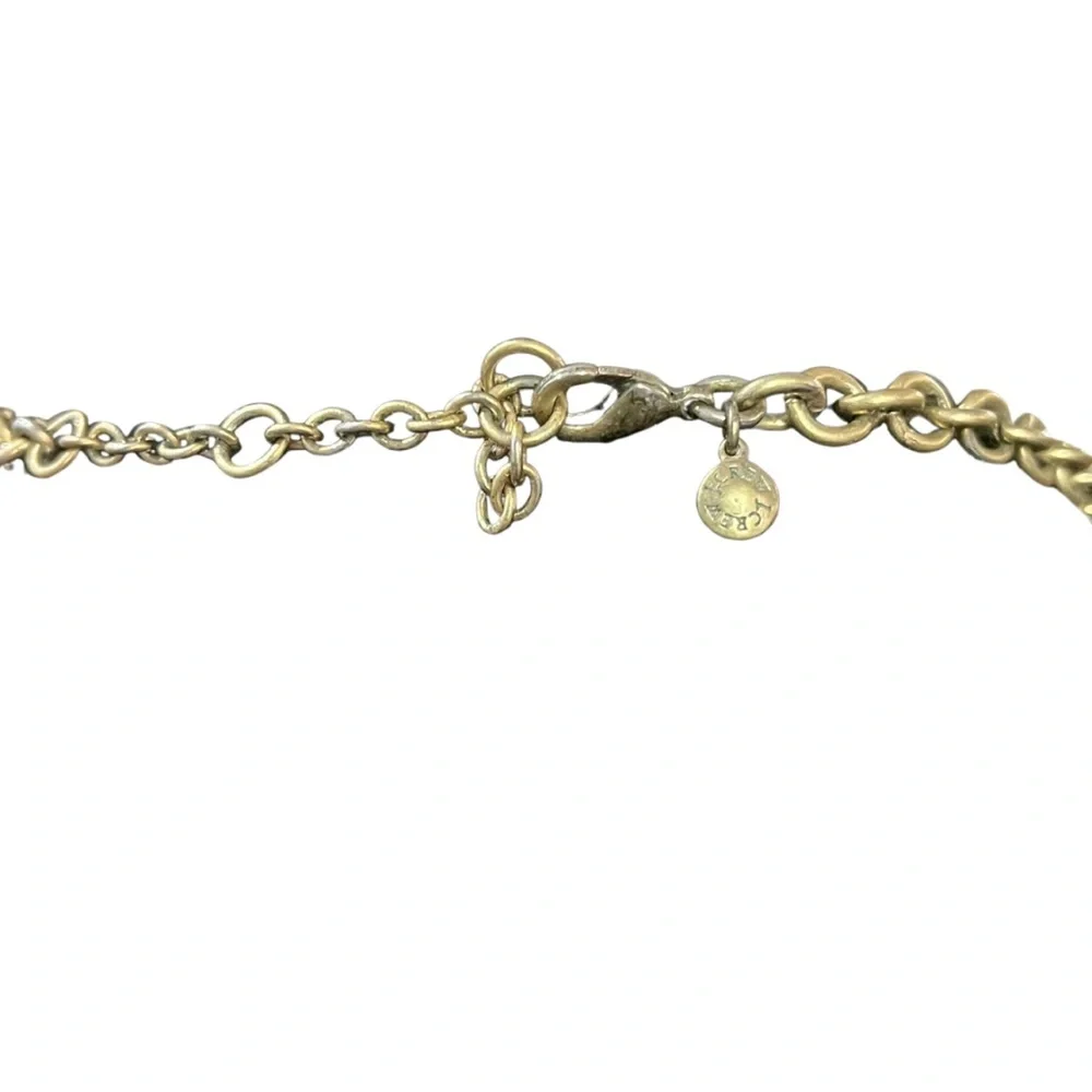 1085 J. Crew Gold and Crystal Necklace - Picture 3 of 3